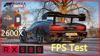 Forza Horizon 4-AMD Ryzen 5 2600x, RX 580-ULTRA-FPS Test