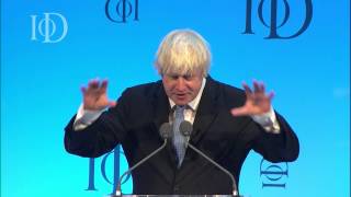 Boris Johnson at the IoD Annual Convention 2013