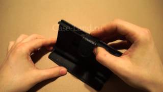 Черный чехол книжка для Nokia Lumia 920