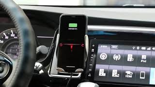 Автомобильная беспроводная зарядка + Магнитный держатель 2в1.