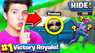 *NEW* HIDE & SEEK Custom Gamemode in Fortnite Playground Mode!
