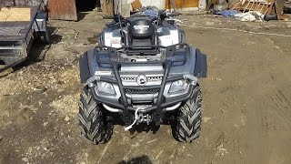 ИСПРАВЛЯЕМ ПОГНУТЫЙ ВАЛ BRP 800 Часть 2