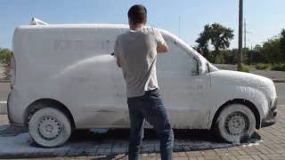 профессиональная пенная насадка на бытовом аппарате Karcher K5