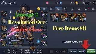 Lineage 2 Revolution Orc Raider Class