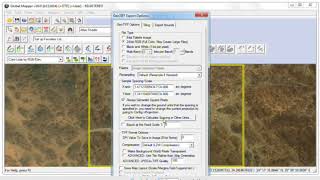 Download large scale image using global Mapper and ArcGis