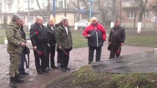 36 годовщина вода войск в Афганистан.Васильков. Памятник погибшим Афганцам.