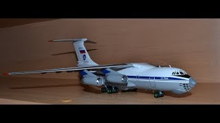 Самолет ИЛ-76 МД  от фирмы "Звезда"