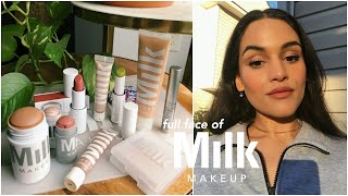 full face of milk makeup