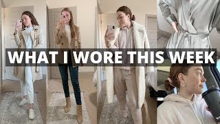 What I Wore This Week | Outfit Inspo: Workout, Running Errands, Dinner | Amanda Asad