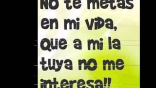 No Te Metas En Mi Vida - Los Poetas Del Rap Ft  Mc Josue | Rap Tiradera 2016