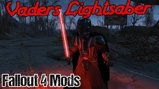 Fallout 4 Mods - Star Wars - The Lightsaber w/Darth Vader!