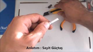 Uydu Anten Kablosuna F Konnektör Nasıl Takılır Detaylı Anlatım HD