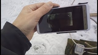 Подводная съемка экшн камерой с выводом изображения на смартфон