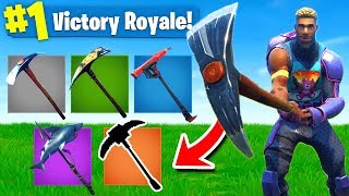 The *RANDOM* PICKAXE CHALLENGE In Fortnite Battle Royale!