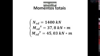 Pilar 1.1 - Determinação dos momentos de cálculo para pilar em concreto armado