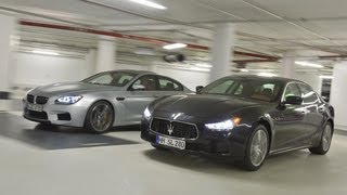 Maserati Ghibli vs. BMW M6 Gran Coupé