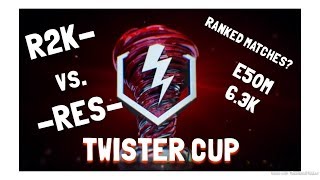 WOT Blitz: Twister Season vs. -RES- + E50M Ranked 6.3K Mastery