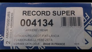 АМОРТИЗАТОР ЗАДНИЙ CITROEN EVASION FIAT ULYSSE PEUGEOT 806 AR