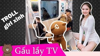 Gấu Lầy TV ✓ | Gấu Lầy Troll Gái Xinh Và Cái Kết CỰC HÀI - Best Tiktok | Funny teddy bear