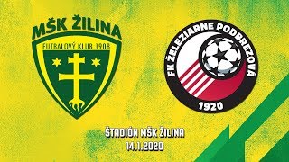 MŠK Žilina - FK Železiarne Podbrezová 6:0 (2:0)