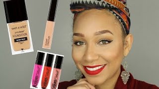 NEW WET N WILD Photo Focus Foundation, Powder, and Concealer | Liquid Catsuit Lip Swatches