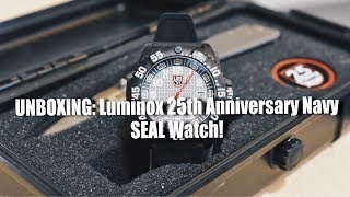 Unboxing The Luminox 25th Anniversary Navy SEAL Watch!