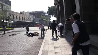 En Cuernavaca, un muerto y tres lesionados tras balacera durante manifestación