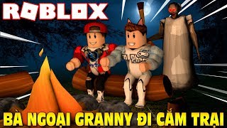 Roblox | BÀ NGOẠI MA GRANNY CŨNG ĐI CẮM TRẠI VỚI KIA VÀ VAMY - Granny (Code) | KiA Phạm