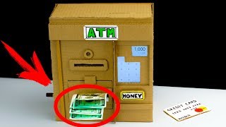 Как сделать УДИВИТЕЛЬНЫЙ БАНКОМАТ с сенсорным экраном из картона