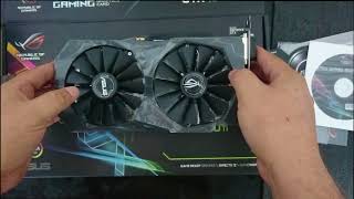 Unboxing ASUS GEFORCE GTX1050TI  4G GAMING