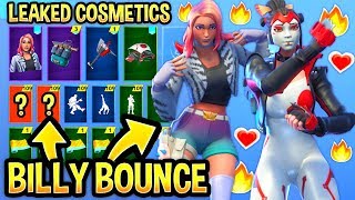 *NEW* All Leaked Fortnite Skins & Emotes..! *BILLY BOUNCE* (Starter Pack, Glitter Emote)