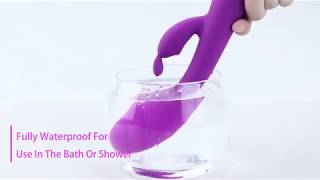9 Modes Quiet Dual Motor Clitoris Stimulation Rabbit Vibrator