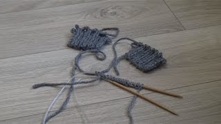 DIY / Своими руками: Вязание на спицах. Эластичный (итальянский) набор петель + СРАВНЕНИЕ с обычным