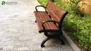 [ GB02 ] Giới thiệu sản phẩm ghế bằng ngoài trời Việt Pháp sản phẩm ghế băng trang trí ngoài trời