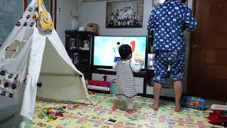 상윤이 저녁시간   형이랑놀기