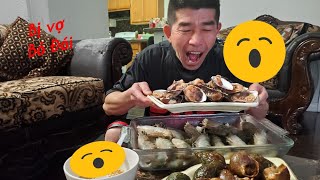 Cả nhà bị bỏ đói lâu lắm rồi      #hieuvanfamilycuocsongmy