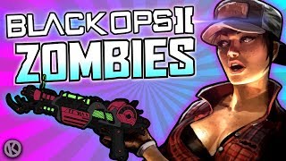 Black Ops 2 Zombies Funny Moments - Buried Witch Jumpscares!