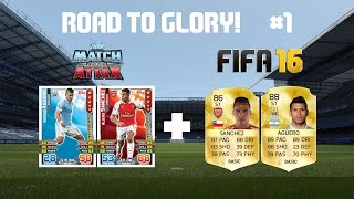 TRADING CARDS TO GLORY #1! - Match Attax & Fifa 16 Road To Glory
