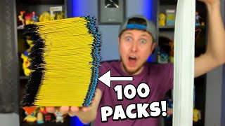 I BOUGHT 100 DOLLAR STORE PACKS OF UNBROKEN BONDS POKEMON CARDS! (Big Opening)
