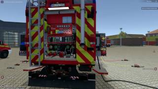 Notruf 112 - Die Feuerwehr Simulation // Fahrzeuge und Geräte inkl. Wasserversorgung