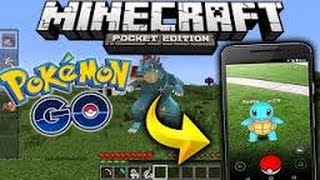 POKEMON GO В МАЙНКРАФТ ПЕ  ПОКЕМОНЫ В МАЙНКРАФТ ПЕ (POCKEMON GO IN MCPE)(ОБЗОРЫ МОДОВ