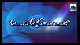 Aurat Iddat Kaise Guzare - Maulana Ilyas Qadri - Short Speech