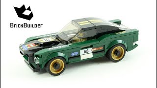 LEGO Speed Champions 75884 1968 Ford Mustang - Speed Build for Collecrors - Full Collection (15/39)