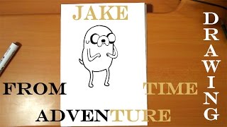 How to Draw JAKE The Dog from Adventure Time EASY | #MrUsegoodART