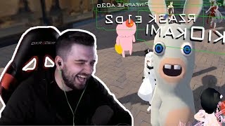 ?HARD PLAY ВМЕСТЕ С ПОДПИСЧИКАМ ЗАШЁЛ НА СЕРВЕР В VR CHAT l КРОЛИК УБИВАЕТ СЕРВЕР l МОНТАЖ ?
