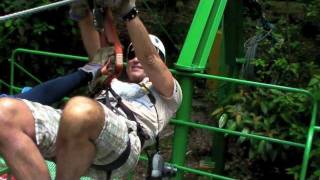 Zip-Line Arenal Costa Rica Sky Adventures May 2011 Ziplining