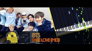 BTS - Fake Love (FULL MIDI / PIANO)