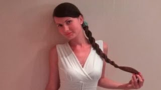 ПРИЧЕСКА - КОСА ЖГУТ. ПЛЕТЕНИЕ НА СРЕДНИЕ И ДЛИННЫЕ ВОЛОСЫ