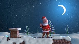 Он старался! ПОДАРОК САНТЫ 2020 забавный футаж Новый год HD NEW YEAR Santa Present детский утренник