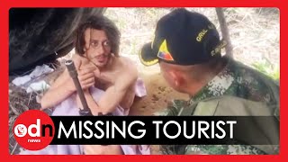 German Tourist Rescued from Colombian Jungle After Going Missing for SEVEN Days